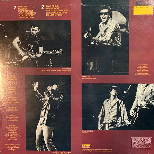 The Beat Farmers : Van Go (LP, Album)
