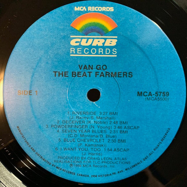 The Beat Farmers : Van Go (LP, Album)