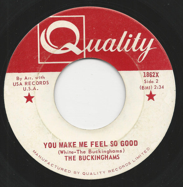 The Buckinghams : Kind Of A Drag  (7", Single)