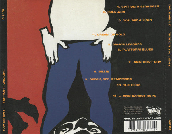 Pavement : Terror Twilight (CD, Album, Club)
