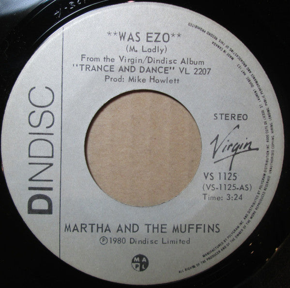 Martha And The Muffins : Was Ezo (7", Single)