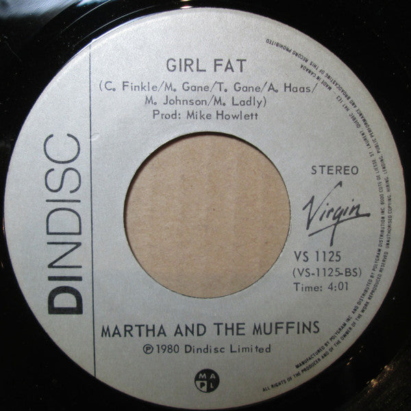 Martha And The Muffins : Was Ezo (7", Single)