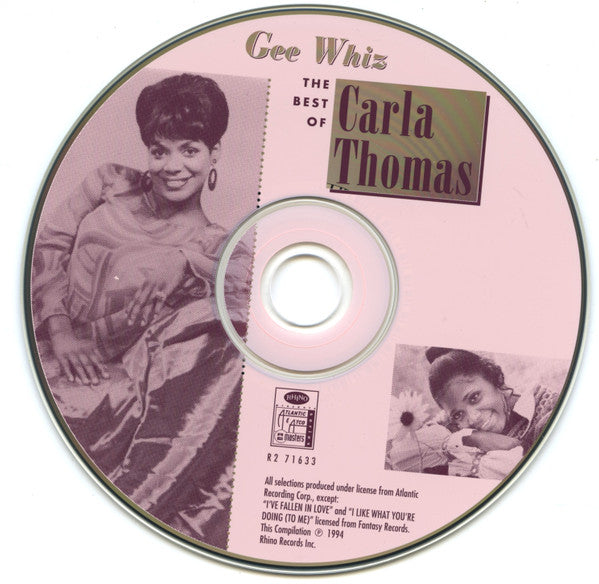 Carla Thomas : Gee Whiz: The Best Of Carla Thomas (CD, Comp, Mono)