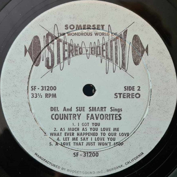 Del And Sue Smart : Singing Country Favorites (LP)
