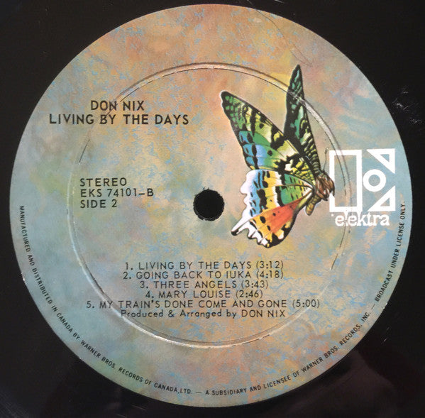 Don Nix : Living By The Days (LP, Album)