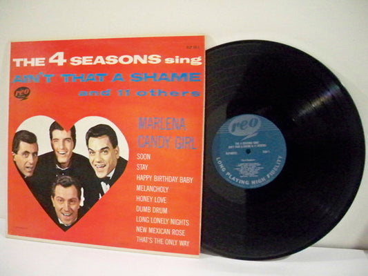 The Four Seasons : The 4 Seasons Sing Ain't That A Shame And 11 Others (LP, Album, Mono)