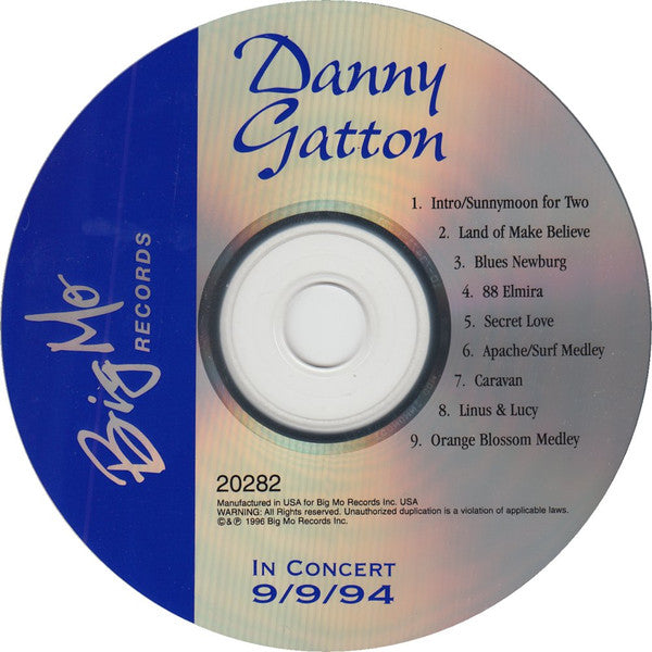 Danny Gatton : In Concert 9/9/94 (CD, Album)