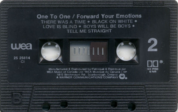 One To One : Forward Your Emotions (Cass, Album)