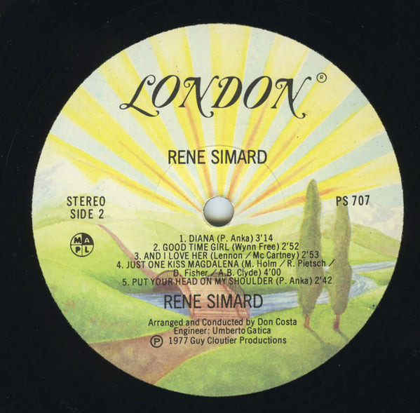 René Simard : Never Know The Reason Why (LP)
