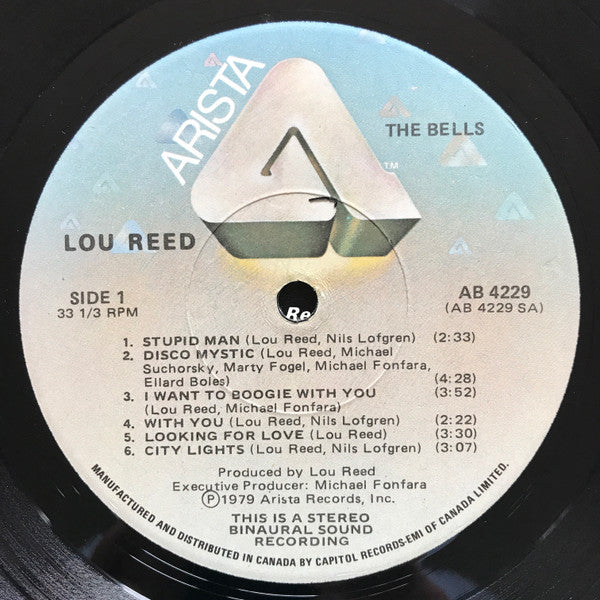 Lou Reed : The Bells (LP, Album)