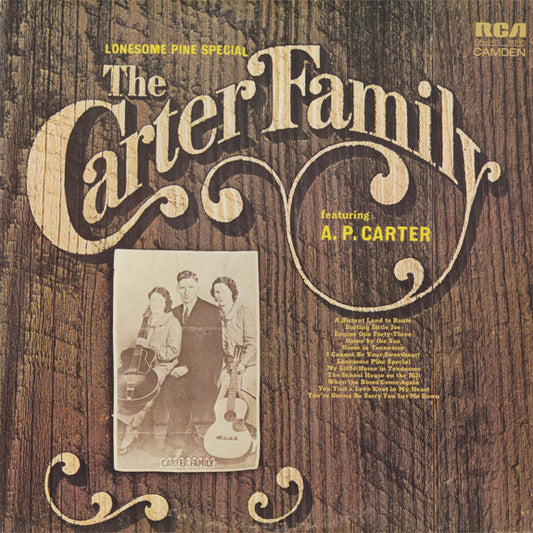 The Carter Family Featuring A. P. Carter : Lonesome Pine Special (LP, Comp, Mono, RM)