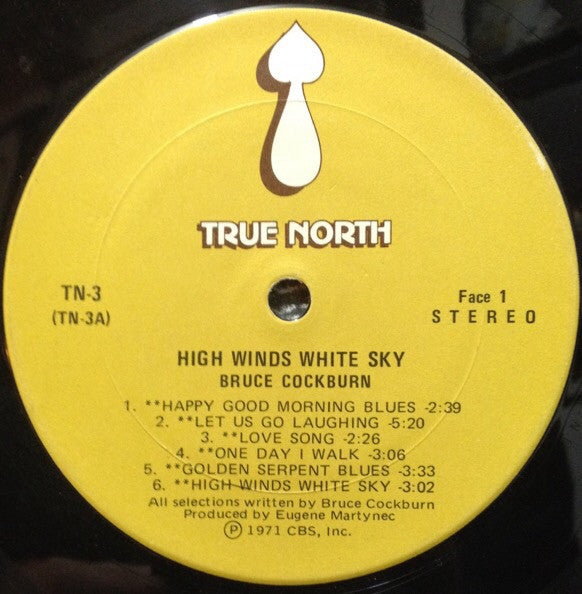 Bruce Cockburn : High Winds White Sky (LP, Album, Gat)