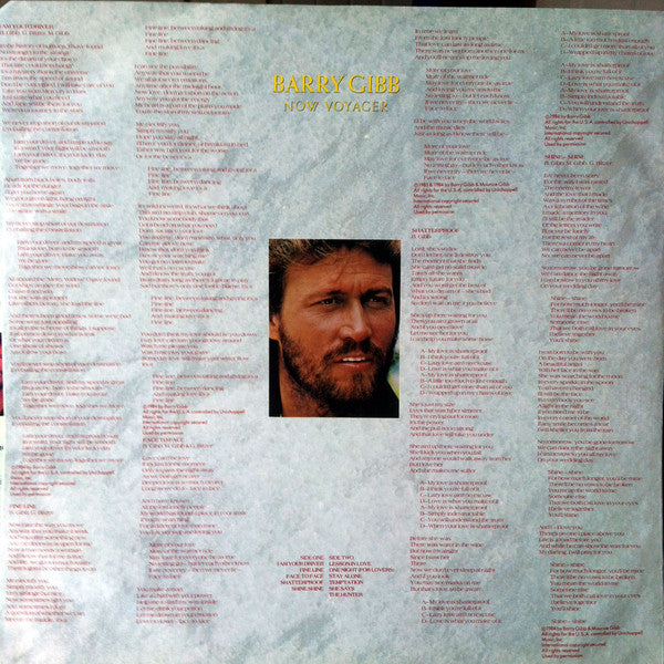 Barry Gibb : Now Voyager (LP, Album)
