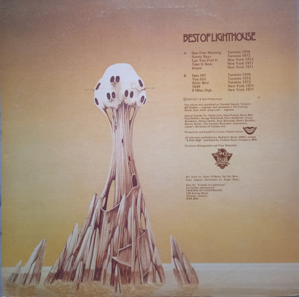 Lighthouse (2) : The Best Of Lighthouse (LP, Comp)