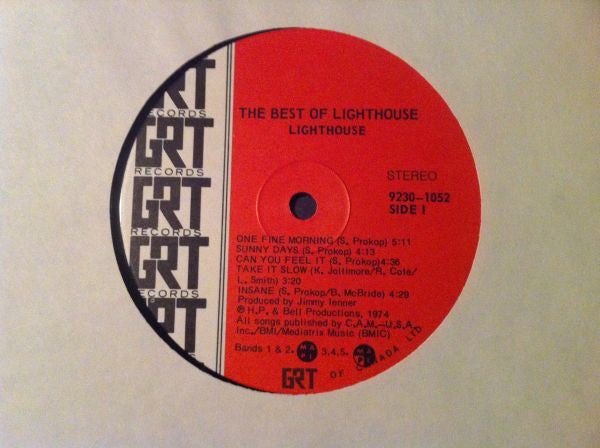 Lighthouse (2) : The Best Of Lighthouse (LP, Comp)