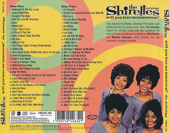 The Shirelles : Will You Love Me Tomorrow? - The Anthology (2xCD, Comp)