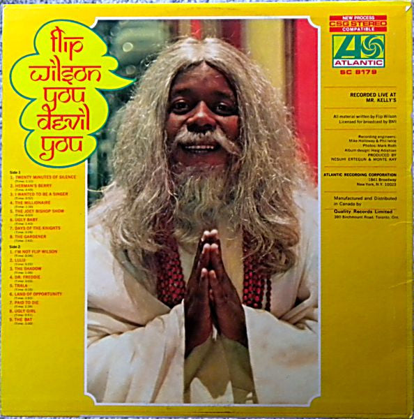 Flip Wilson : You Devil You (LP, Album)