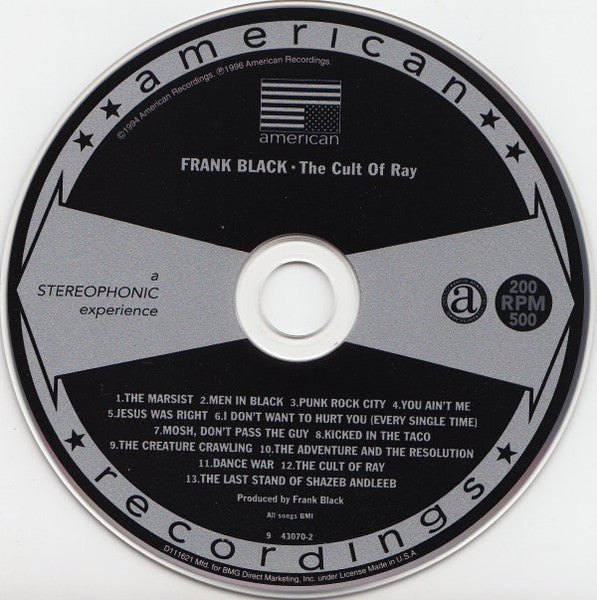 Frank Black : The Cult Of Ray (CD, Album, Club)