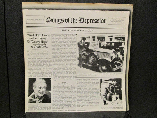 Various : Songs Of The Depression (2xLP, Comp)