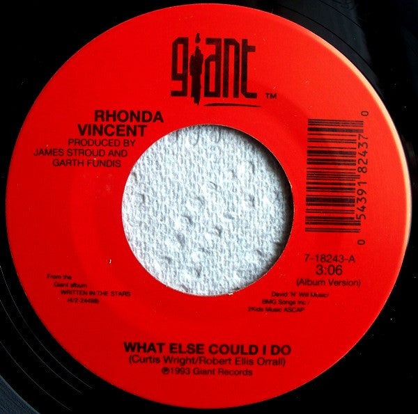 Rhonda Vincent : What Else Could I Do (7", Single)