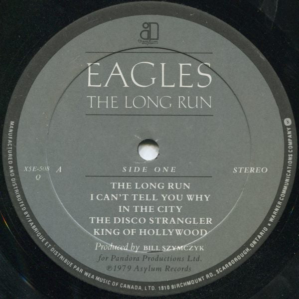 Eagles : The Long Run (LP, Album, Gat)