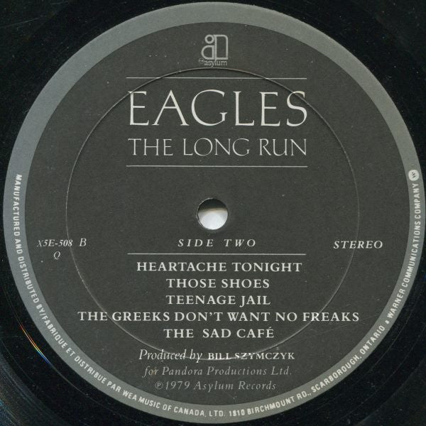 Eagles : The Long Run (LP, Album, Gat)