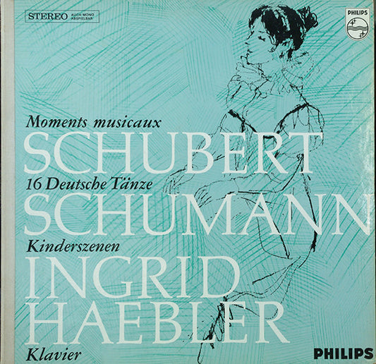 Franz Schubert / Robert Schumann - Ingrid Haebler : Moments Musicaux, 16 Deutsche Tänze / Kinderszenen (LP, Album)