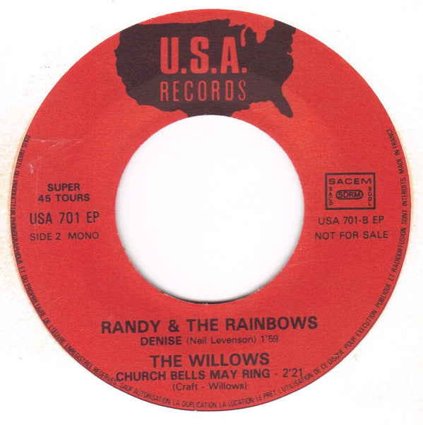 The Dubs / Randy & The Rainbows / The Willows : Such Lovin' (7", EP, Promo)