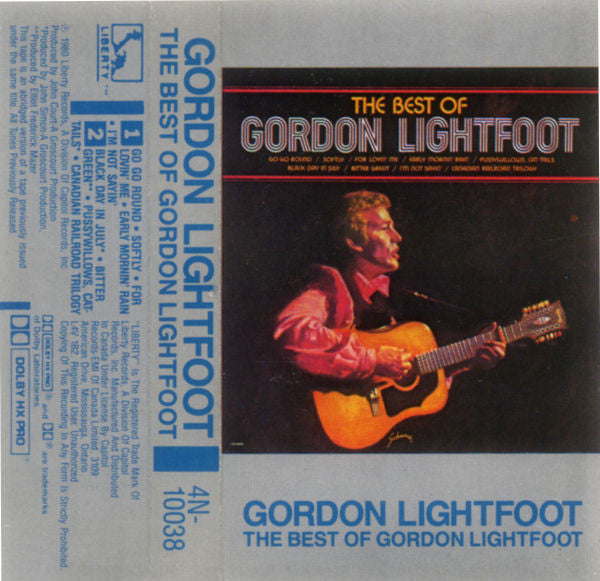 Gordon Lightfoot : The Best Of Gordon Lightfoot (Cass, Comp, RE, Dol)
