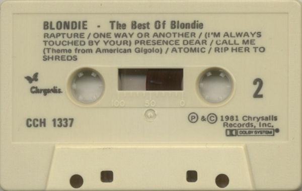 Blondie : The Best Of Blondie (Cass, Comp, Club, Dol)