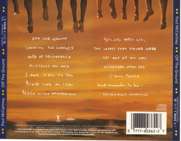 Paul McCartney : Off The Ground (CD, Album)