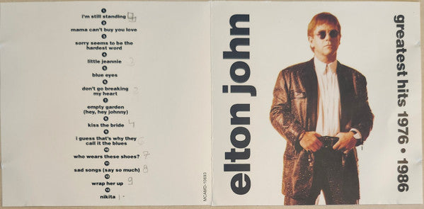 Elton John : Greatest Hits 1976-1986 (CD, Comp, Club)
