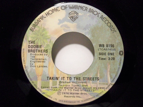 The Doobie Brothers : Takin' It To The Streets / For Someone Special (7", Single)