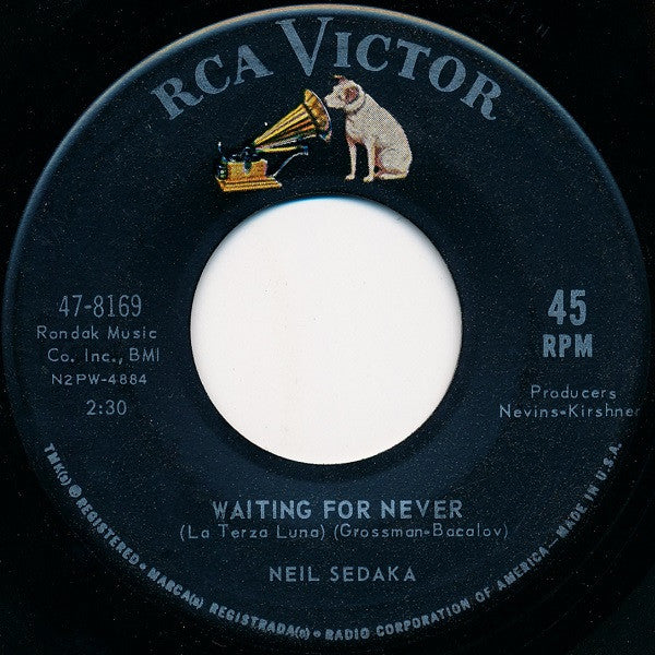 Neil Sedaka : Let's Go Steady Again (7", Single, Roc)