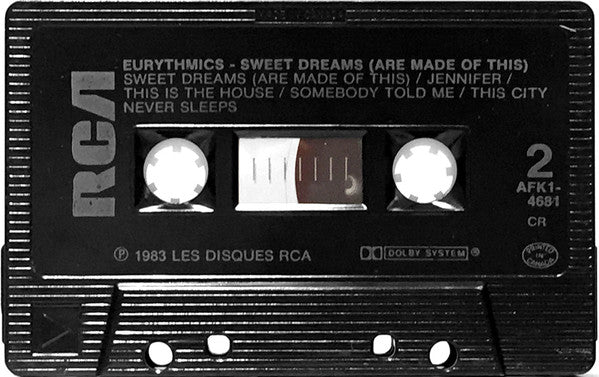 Eurythmics : Sweet Dreams (Are Made Of This) (Cass, Album, RE)