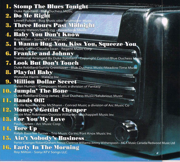 Duke Robillard's Jumpin' Blues Revue : Stomp! The Blues Tonight (CD, Album, Dig)