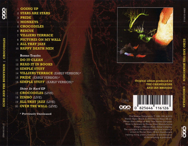Echo And The Bunnymen* : Crocodiles (CD, Album, RE, RM)