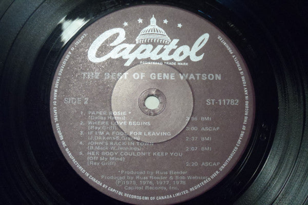 Gene Watson : The Best Of Gene Watson (LP, Comp)