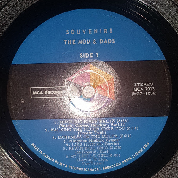 The Mom And Dads : Souvenirs (LP, Album)