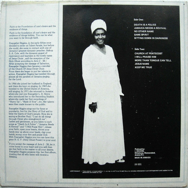 Evangelist I. Higgins* : Death Is A Police (LP, Album)