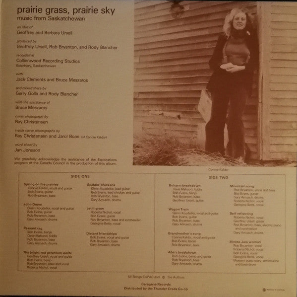 Roberta Nichol, Georgina Betts : Prairie Grass, Prairie Sky (LP, Album, Gat)