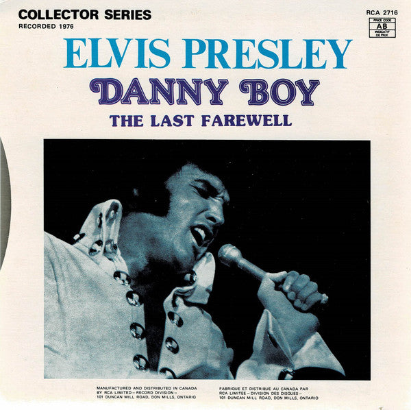 Elvis Presley : Danny Boy (7", Single)