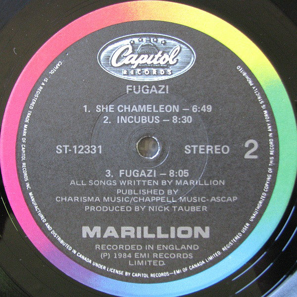 Marillion : Fugazi (LP, Album)