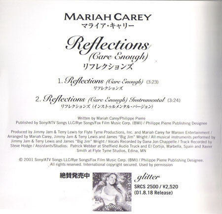 Mariah Carey : Reflections (Care Enough) (CD, Single)