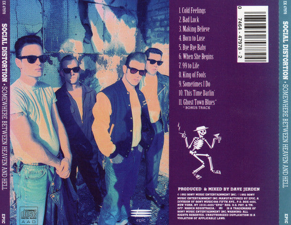 Social Distortion : Somewhere Between Heaven And Hell (CD, Album)