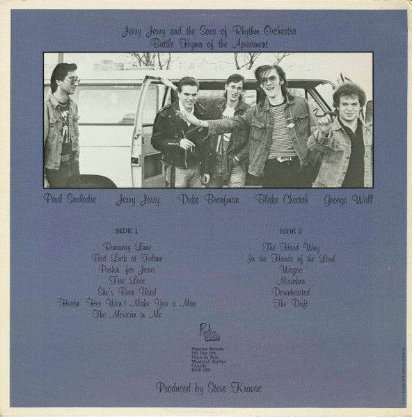 Jerry Jerry And The Sons Of Rhythm Orchestra : Battle Hymn Of The Apartment (LP, Album)