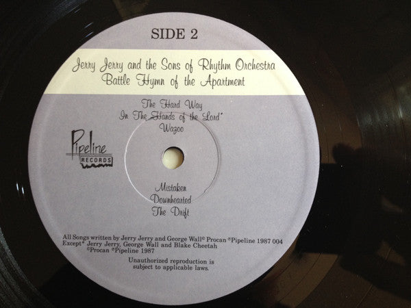 Jerry Jerry And The Sons Of Rhythm Orchestra : Battle Hymn Of The Apartment (LP, Album)