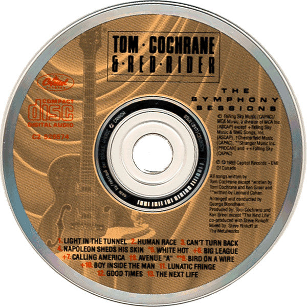 Tom Cochrane & Red Rider : The Symphony Sessions (CD, Album, Club)
