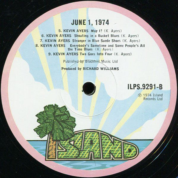 Kevin Ayers - John Cale - Brian Eno - Nico (3) : June 1, 1974 (LP, Album, Pin)