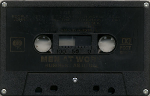 Men At Work : Business As Usual (Cass, Album, RE, Yel)
